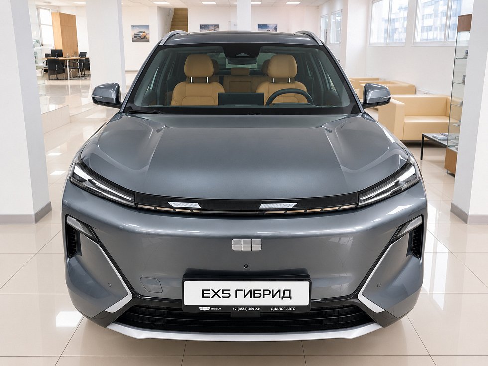 Geely EX5 Гибрид Макс EM-R, серый