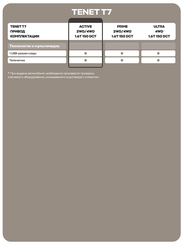 TENET T7 Актив, серебряный