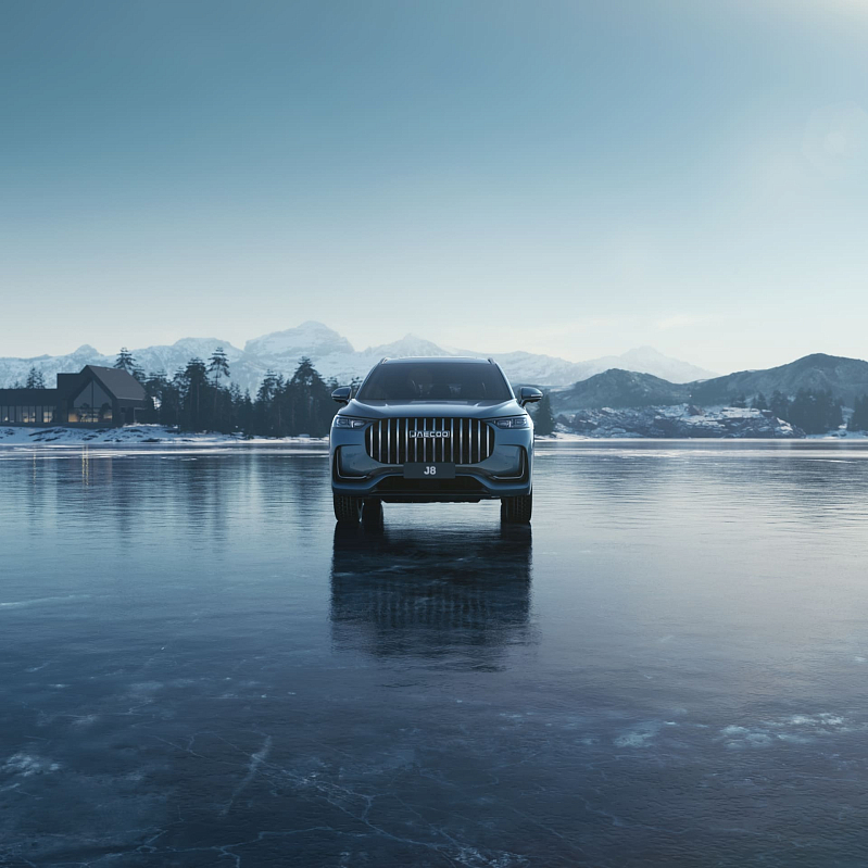 Jaecoo J8 Престиж +, серый