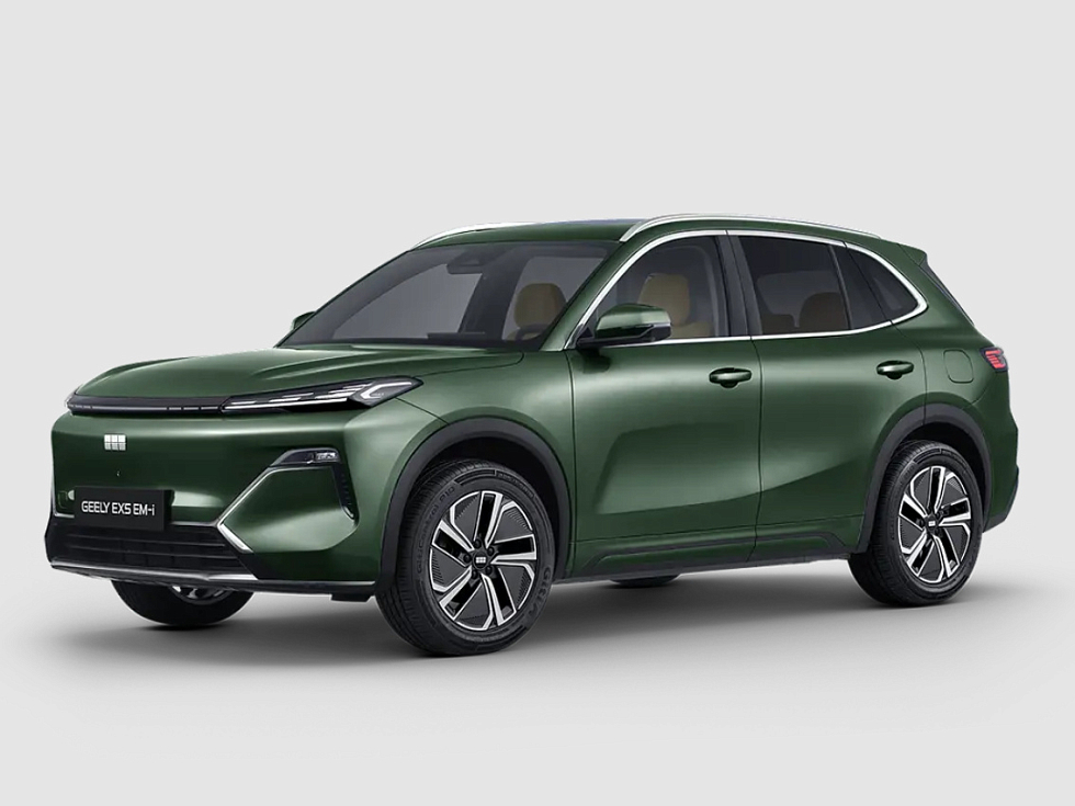 Geely EX5 EM-i Макс, зеленый