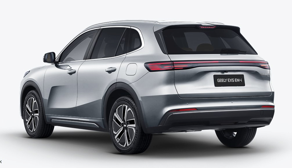Geely EX5 EM-i Max, серебряный