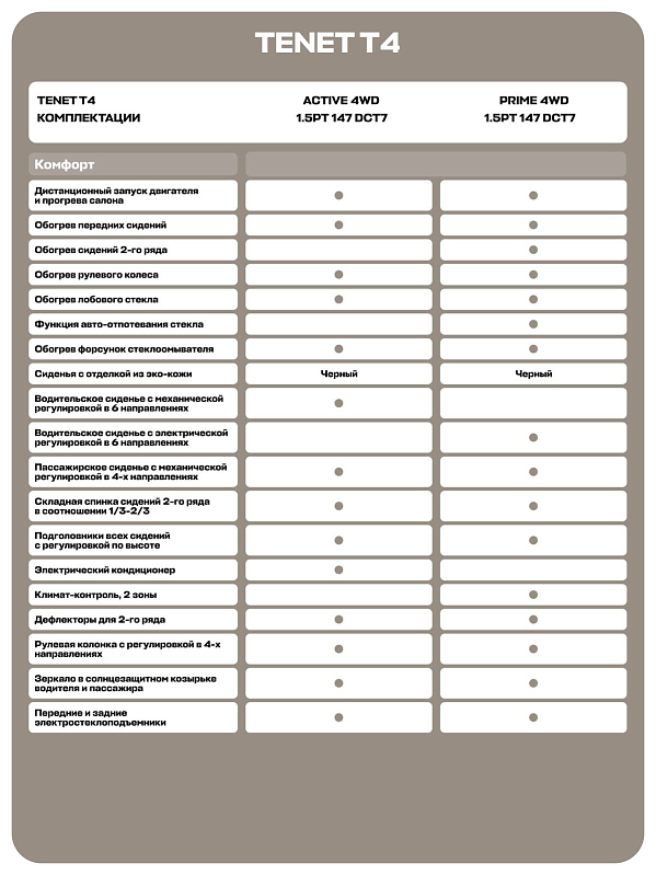 TENET T4 Prime, серый