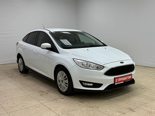 Ford Focus White and Black, 2017 года, пробег 93185 км