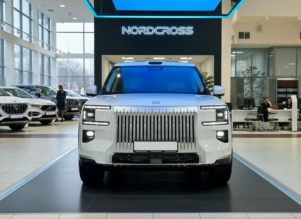 Zeekr 9X Max (6 seats), белый