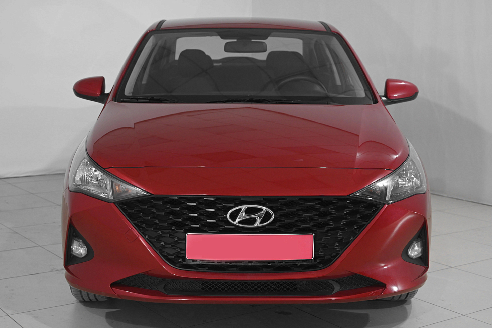 Hyundai Solaris Elegance, красный