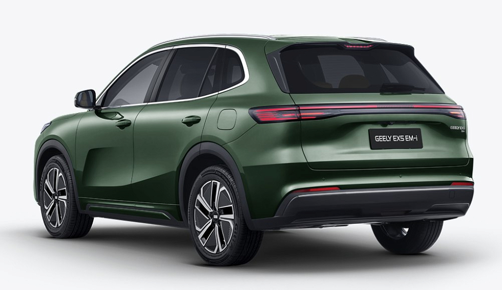 Geely EX5 EM-i Макс, зеленый