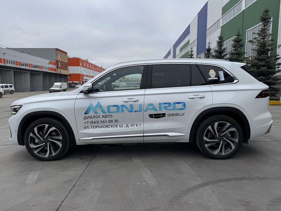 Geely Monjaro Flagship, белый