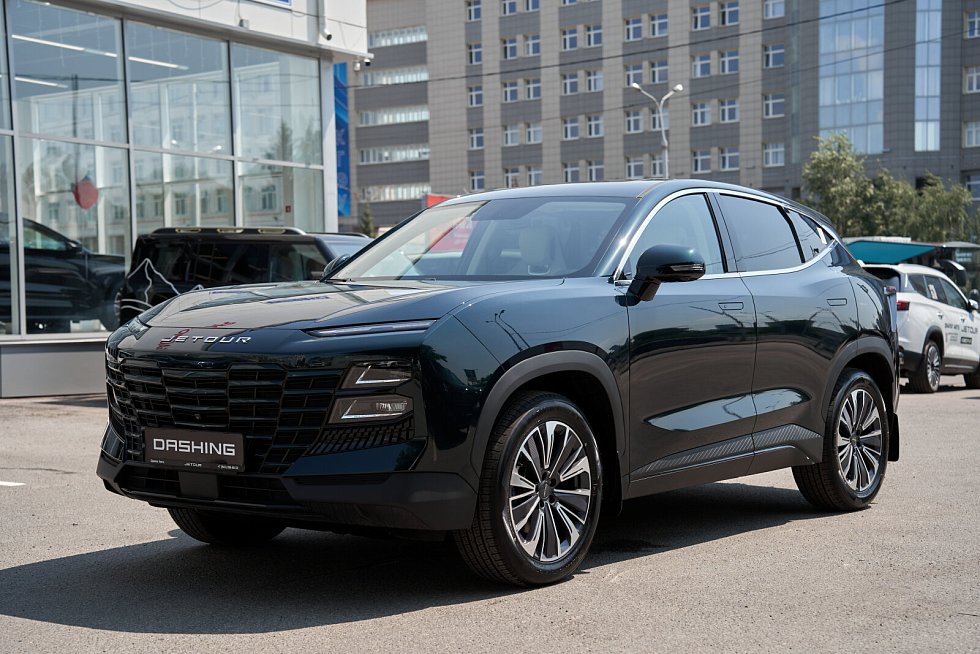 Jetour Dashing Люкс 2024, зеленый