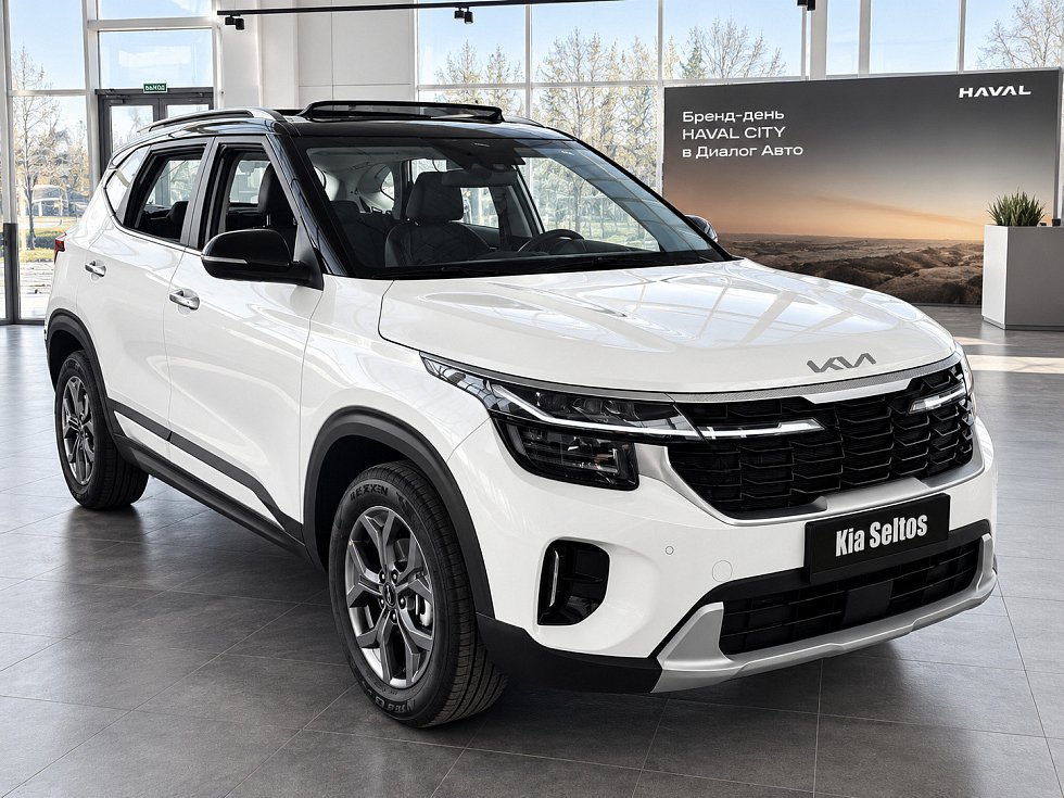 Kia Seltos , белый