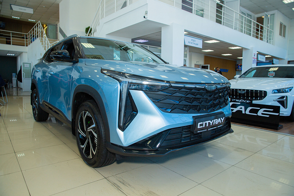 Geely Cityray Флагман, голубой