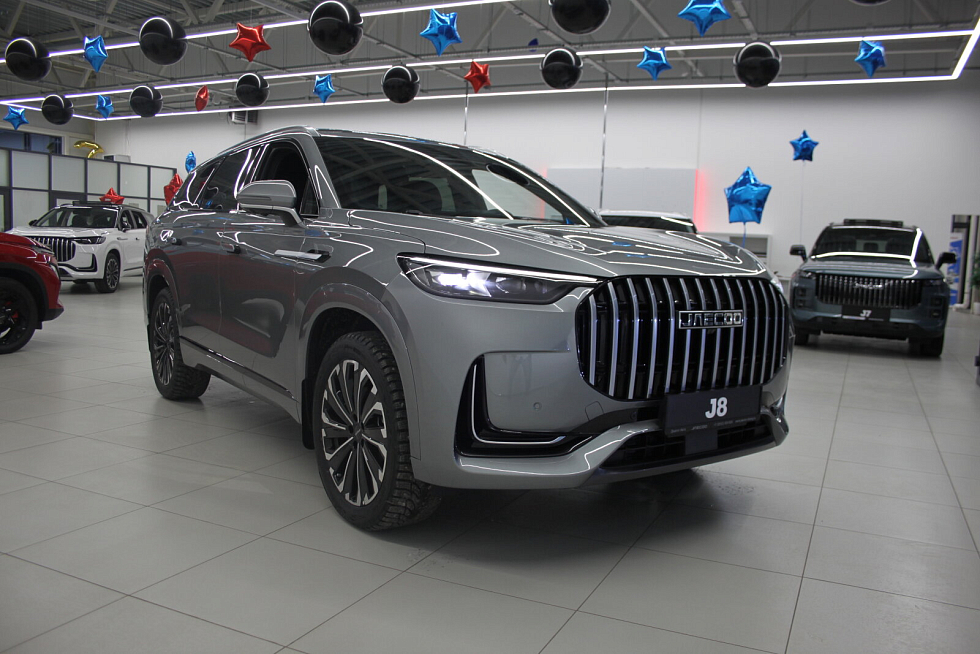 Jaecoo J8 Престиж +, серебряный