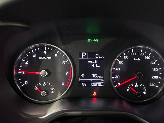 Kia Rio Luxe, 2018 года, пробег 109040 км