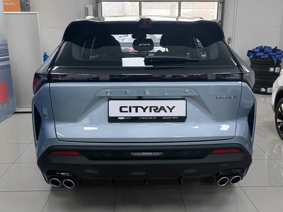 Geely Cityray Флагман, серебряный