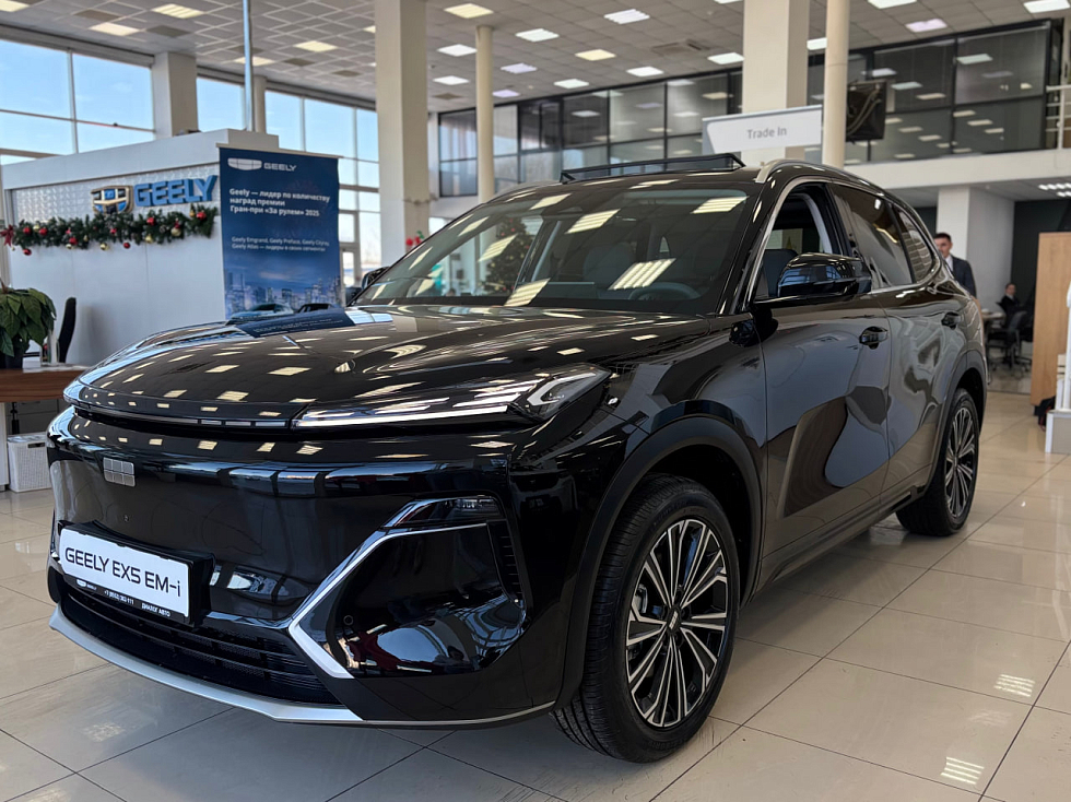 Geely EX5 EM-i Про, черный