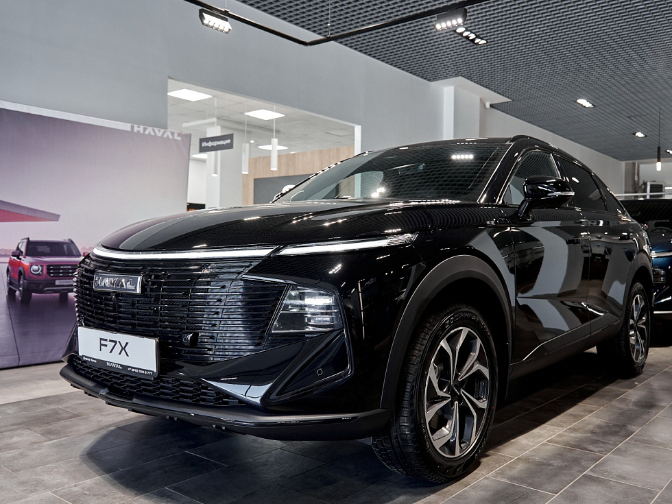 Haval F7x Премиум, голубой
