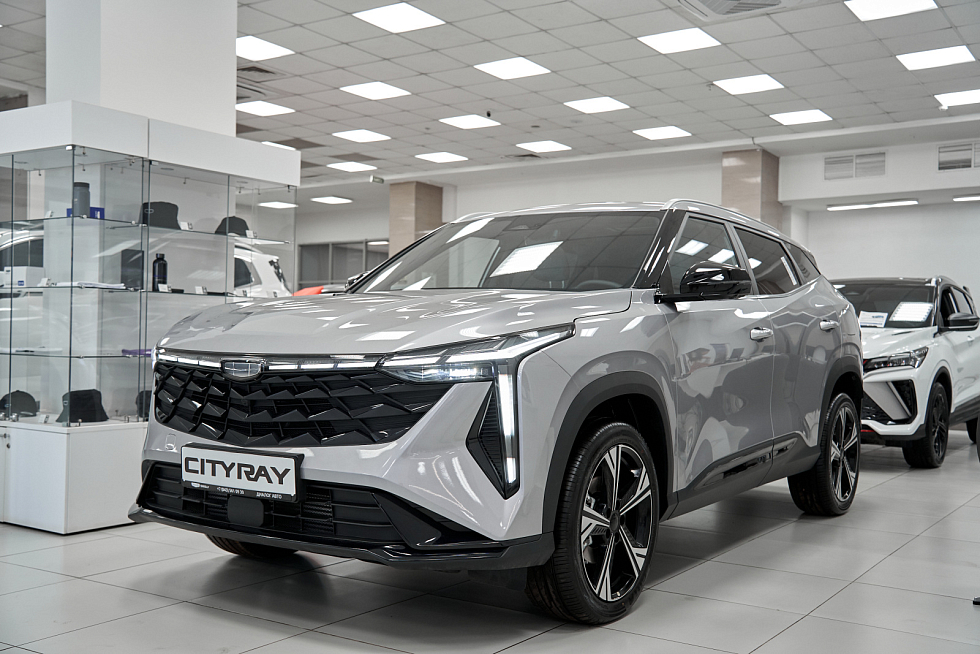 Geely Cityray Люкс, серебряный