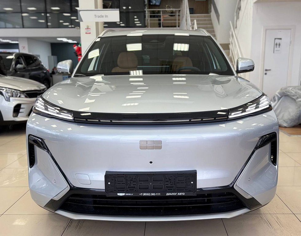Geely EX5 Гибрид Макс EM-R, серебряный