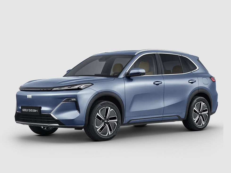 Geely EX5 EM-i Макс, синий